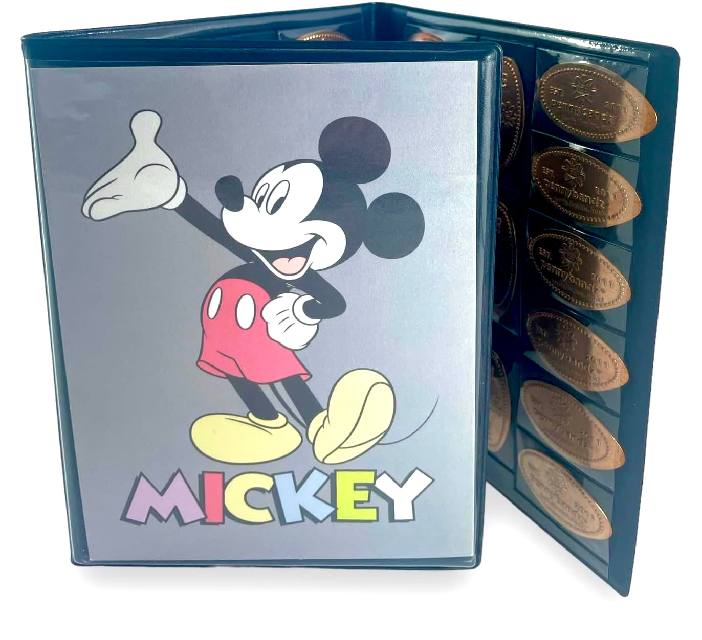 Disney Penny Postcard Book – Mickey & Friends (Holds 60 Coins